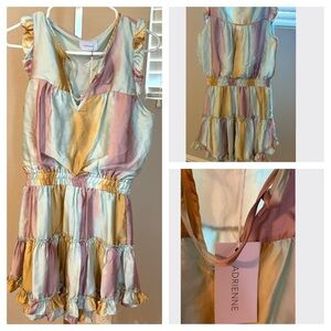Adrienne Pastel Striped Dress